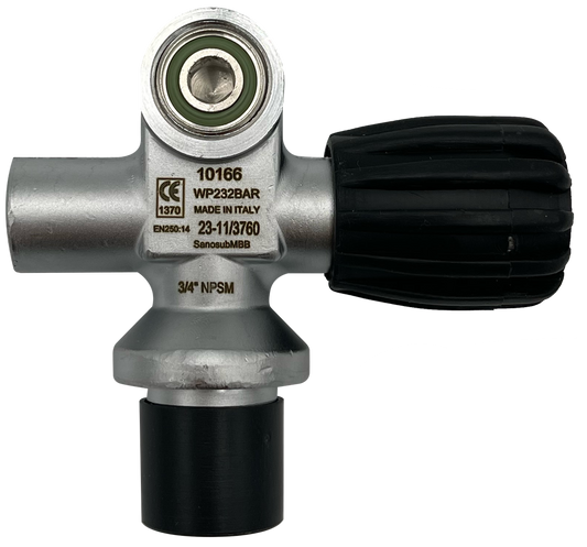 SOS 232 bar DK right manifold cylinder valve