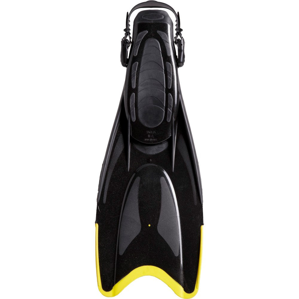 Cressi Palau Snorkelling Fins – Adjustable Travel Open Heel Fins