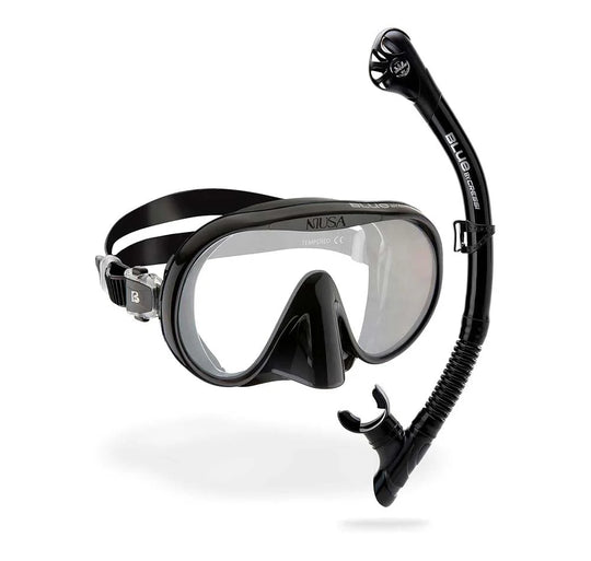 Cressi Musa + Scilla Dry Mask and Snorkel Set