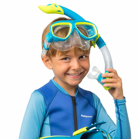 Cressi Rocks Kid Mask, Snorkel, Fin set