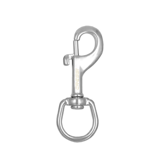 Cressi SS Bolt Snap w/Swivels – 98mm