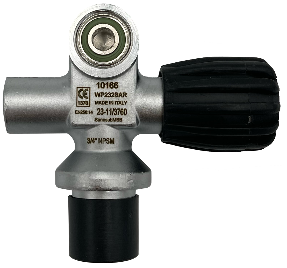 SOS 232 bar DK right manifold cylinder valve