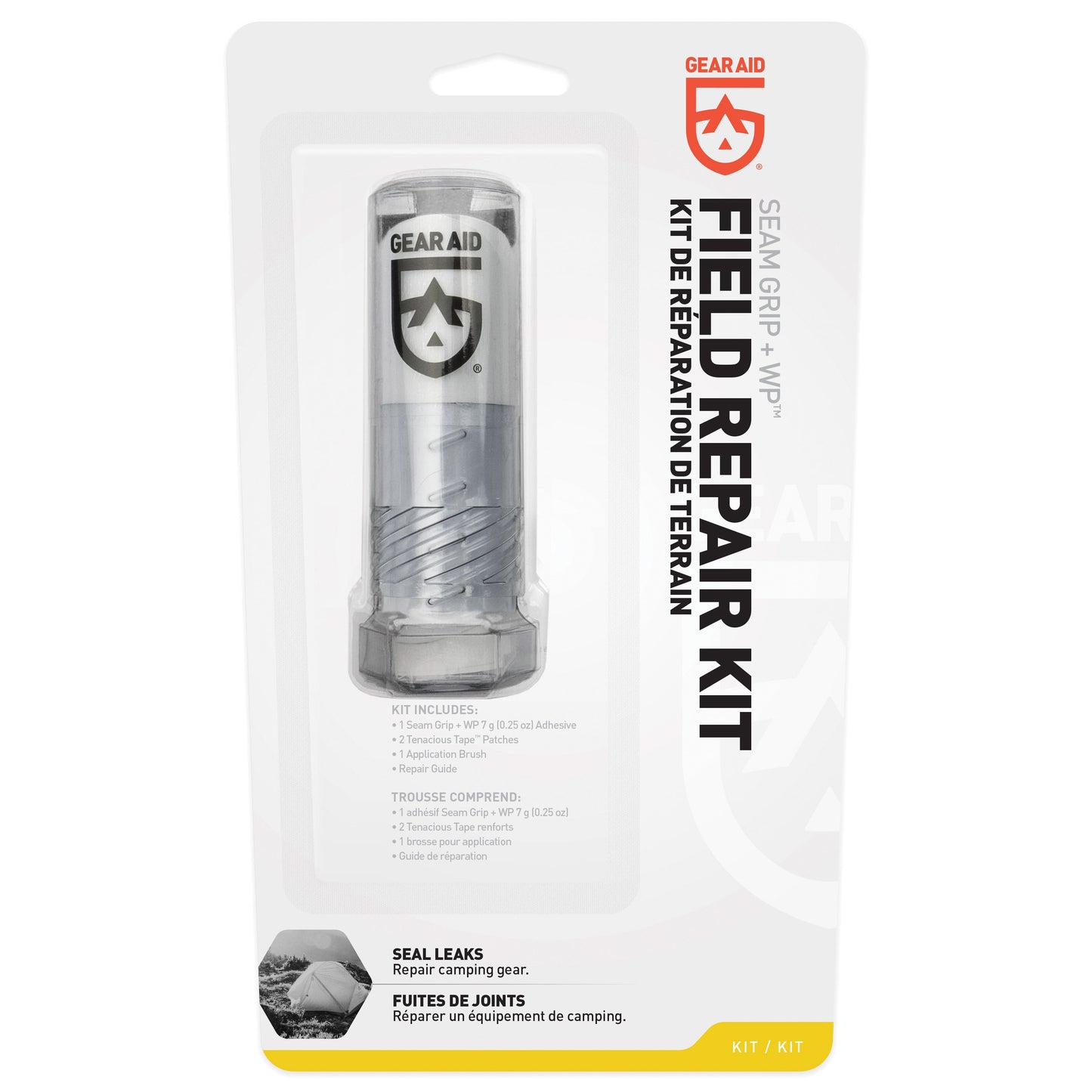 Gear Aid Seam Grip WP Field Repair Kit retail packaging