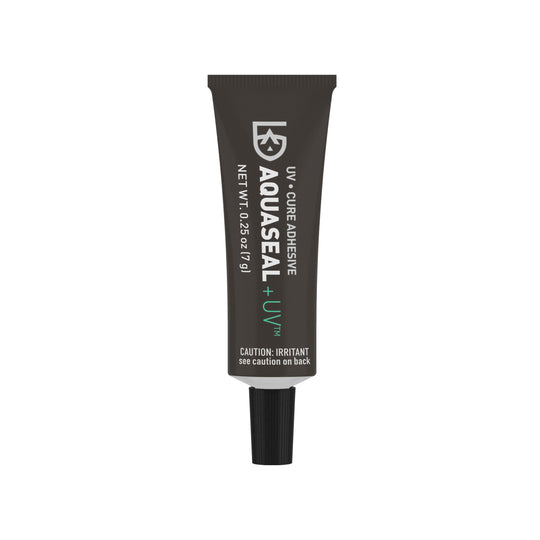 Gear Aid Aquaseal UV Field Repair Adhesive product and packaging