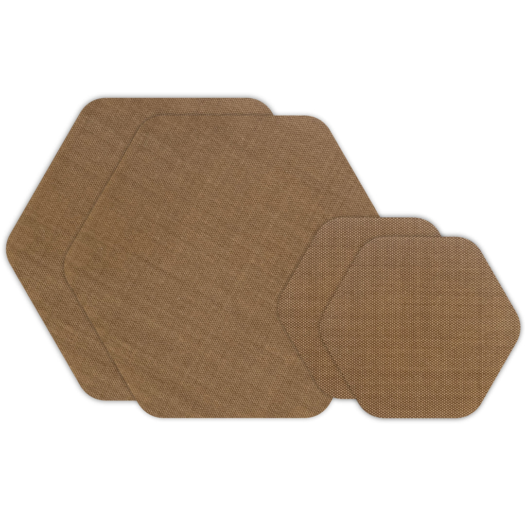 Gear Aid Tenacious Tape Hex Patches product and packaging