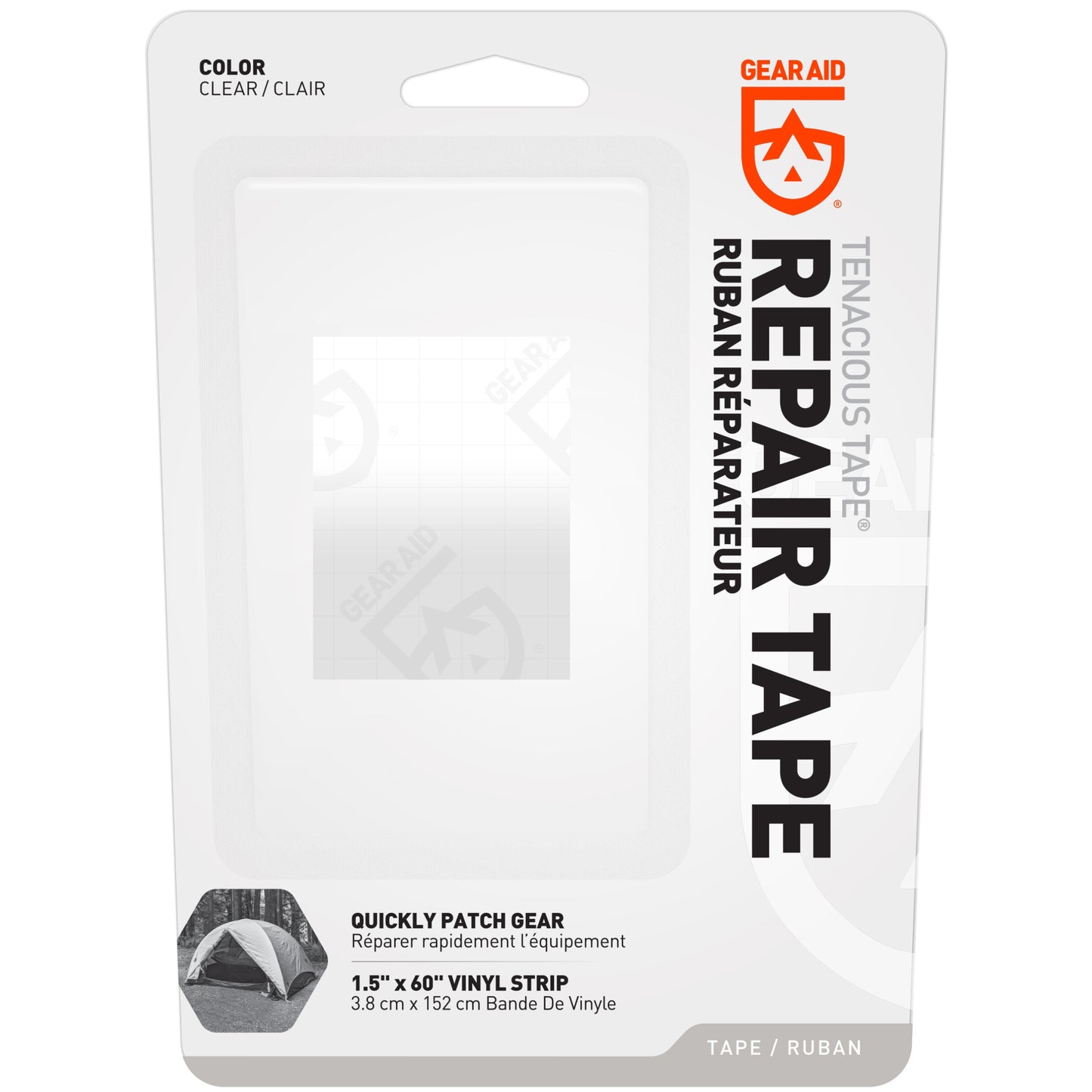 Gear Aid Tenacious Tape Repair Tape retail packaging