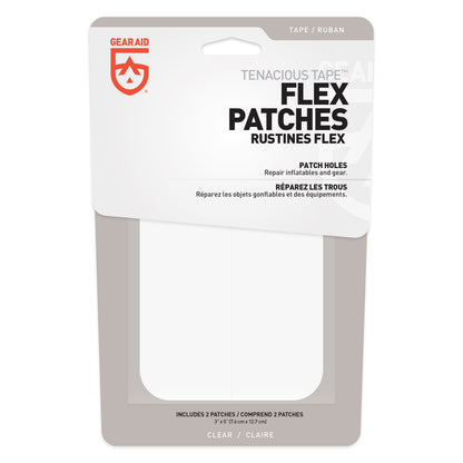 Gear Aid Tenacious Tape Flex Patches retail packaging