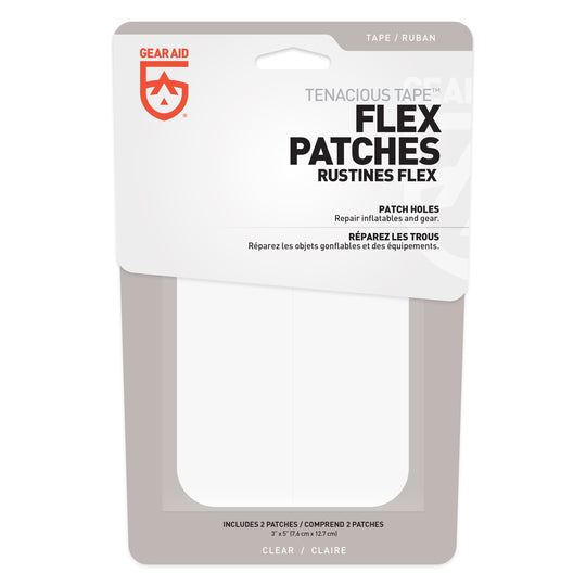 Gear Aid Tenacious Tape Flex Patches retail packaging