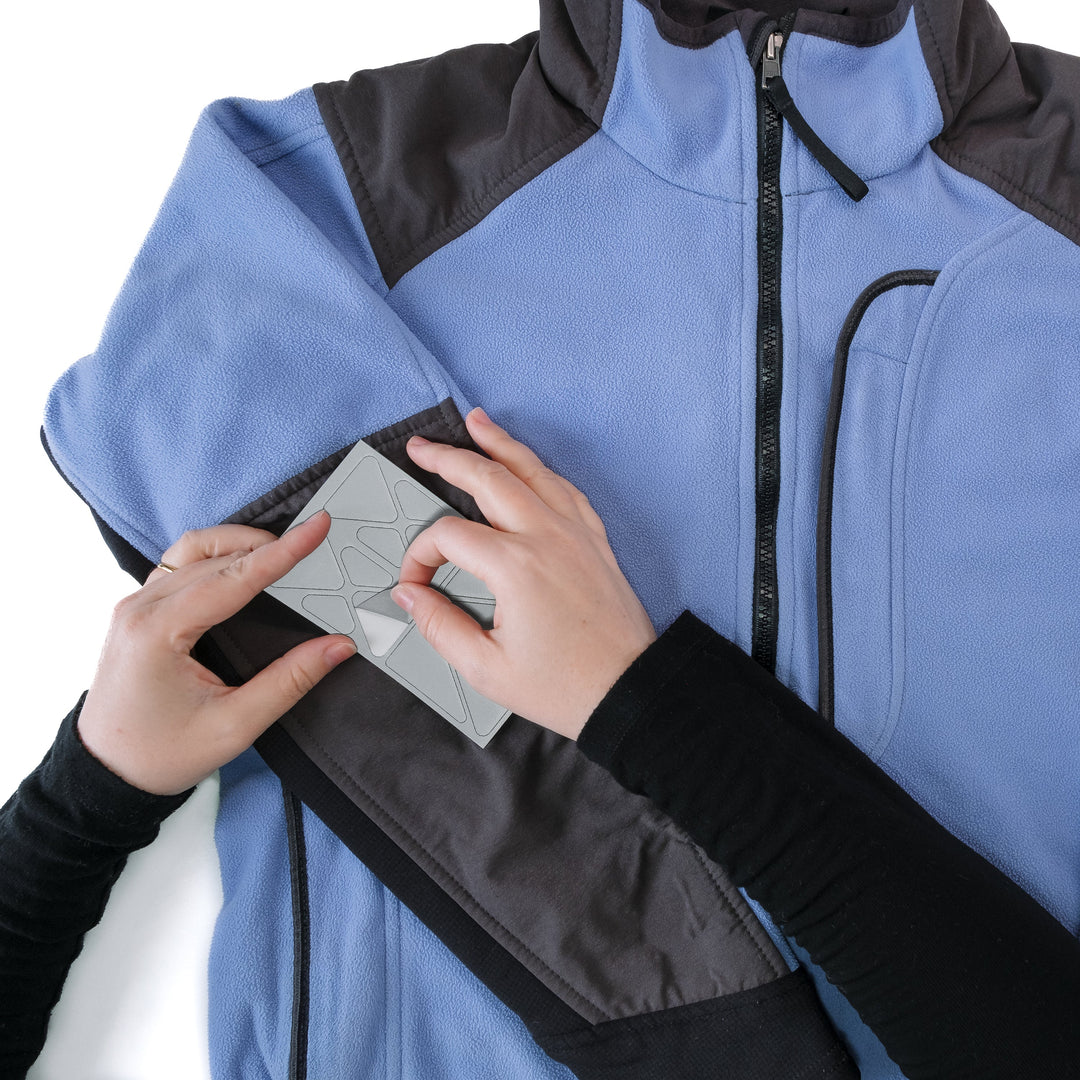 Gear Aid Tenacious Tape Reflective shown in use