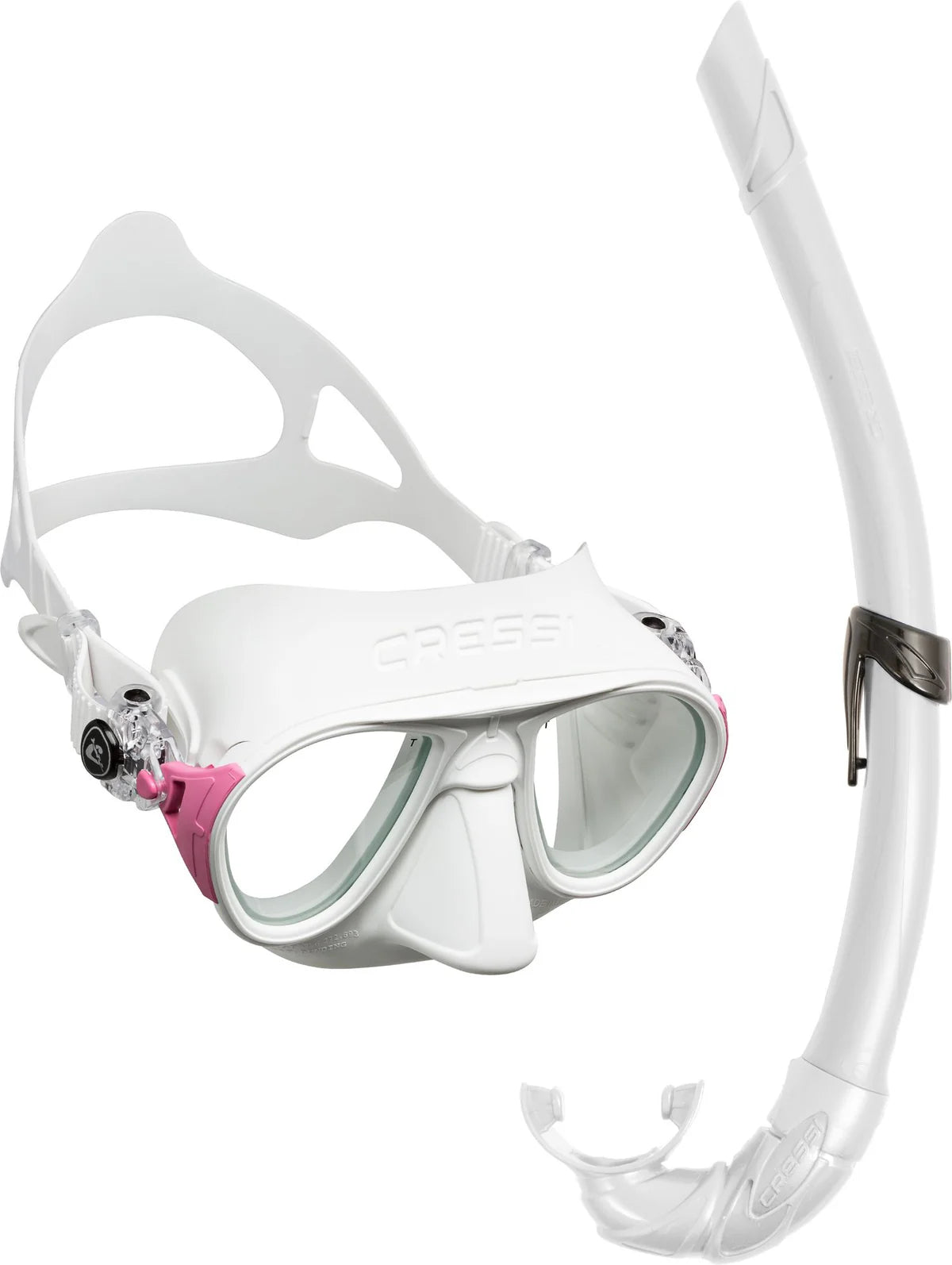 Cressi Calibro Snorkelling Set – Anti-Fog Freediving Mask & Snorkel Combo