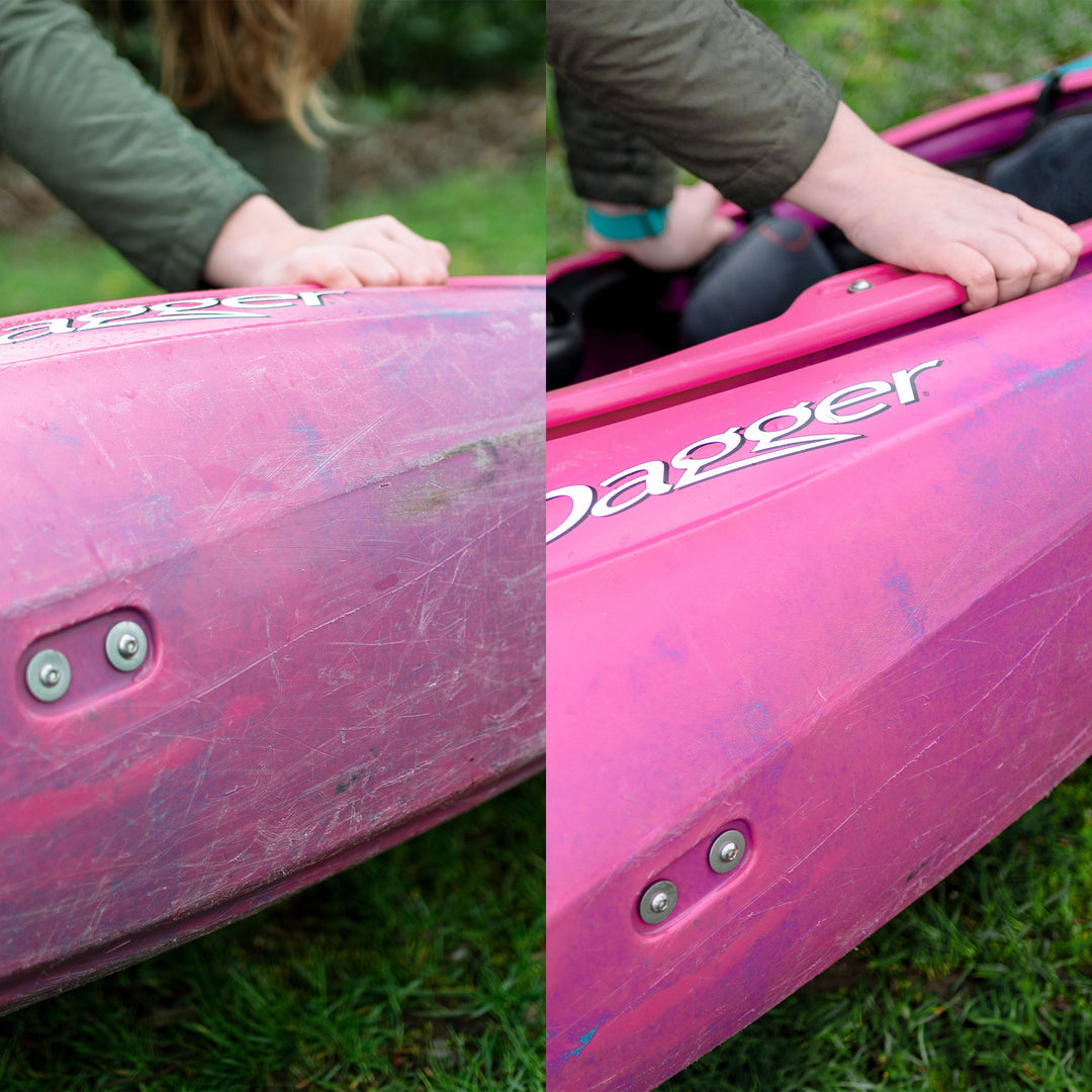 Gear Aid Revivex UV Protectant shown in use
