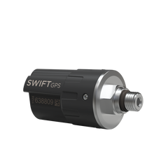 Shearwater Swift GPS transmitter side view with GPS logo