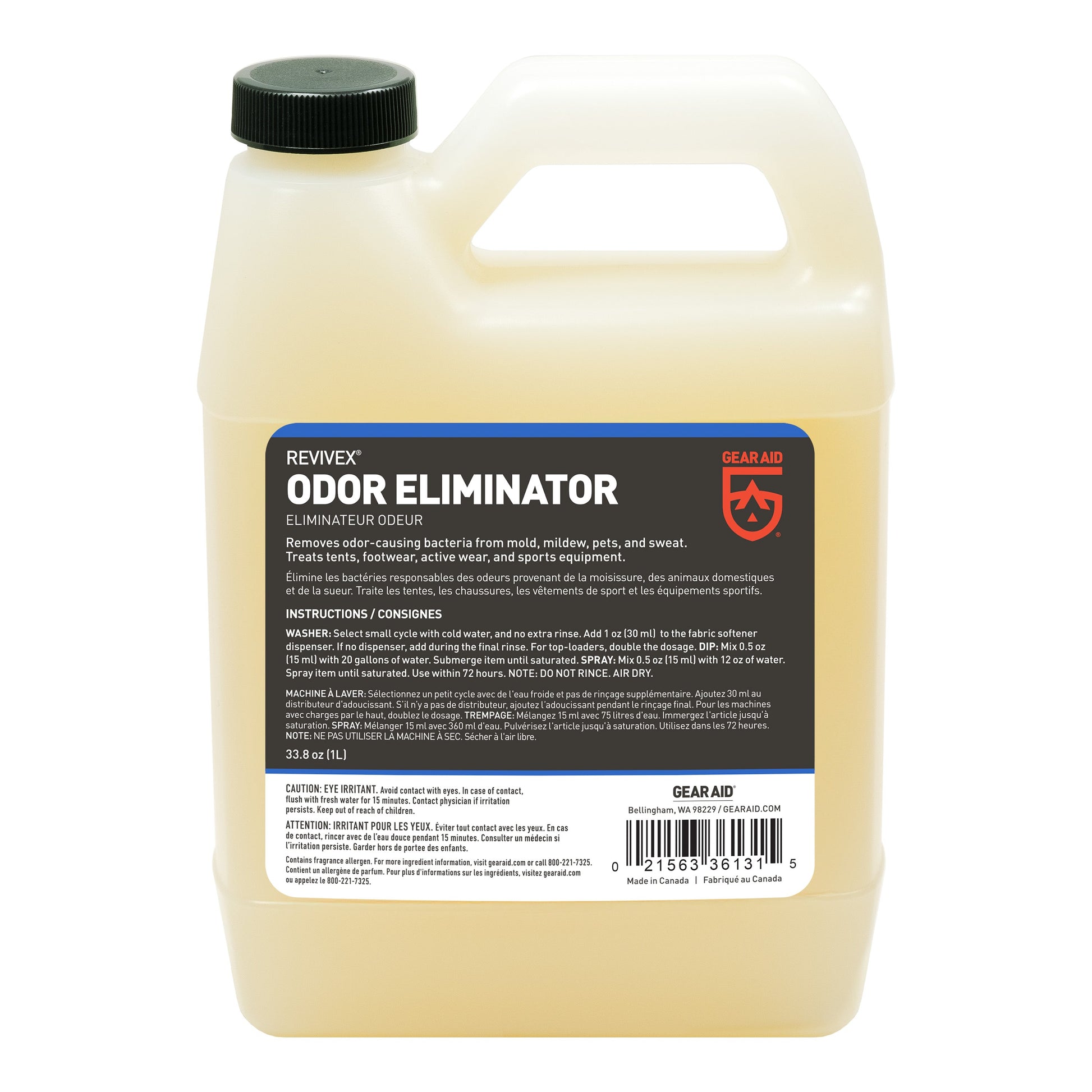 Gear Aid Revivex Odor Eliminator retail packaging