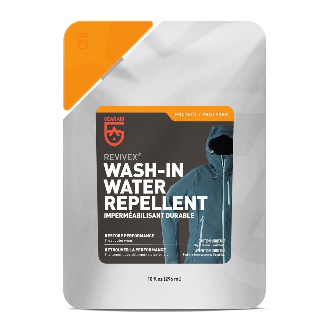 Gear Aid Revivex Wash-In Water Repellent retail packaging