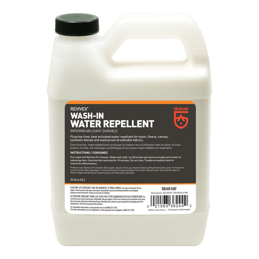 Gear Aid Revivex Wash-In Water Repellent retail packaging