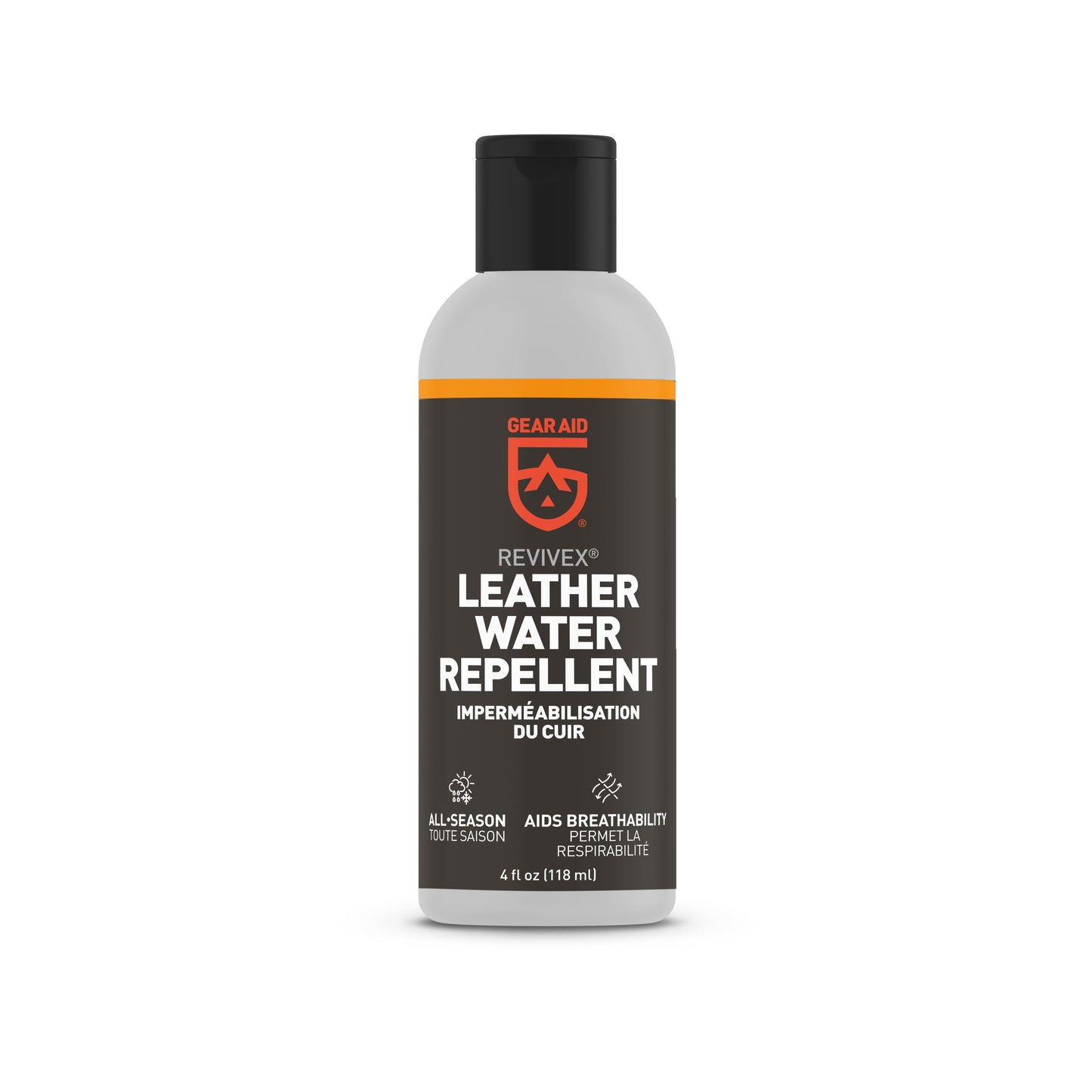 Gear Aid Revivex Leather Water Repellent retail packaging
