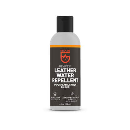 Gear Aid Revivex Leather Water Repellent retail packaging