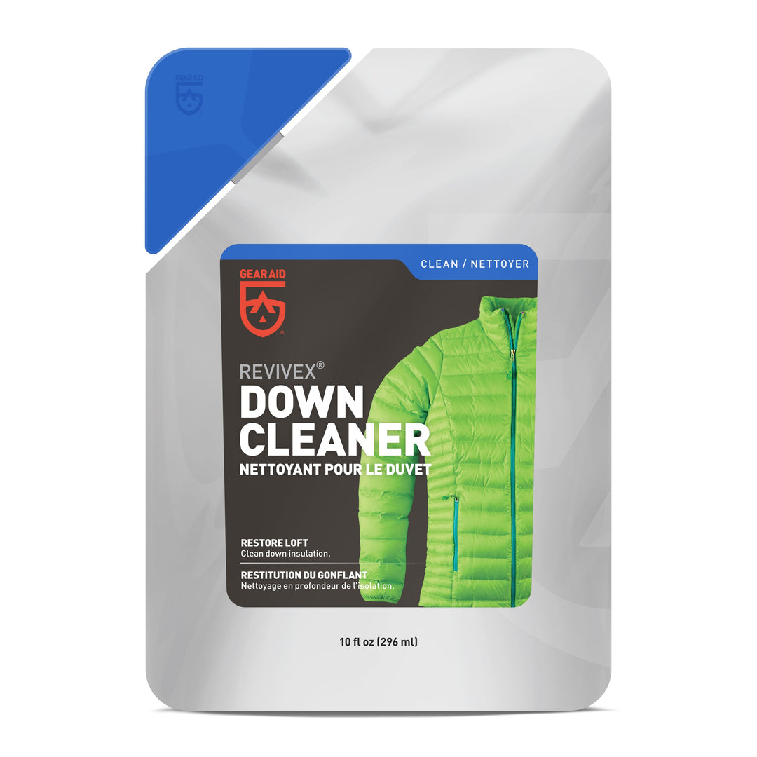Gear Aid Revivex Down Cleaner retail packaging