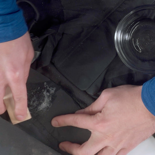 Gear Aid Revivex Pro Cleaner shown in use