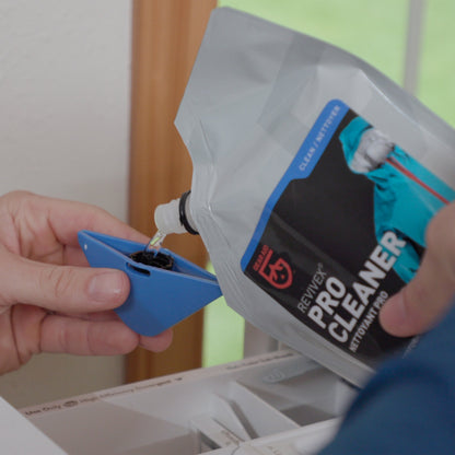 Gear Aid Revivex Pro Cleaner shown in use