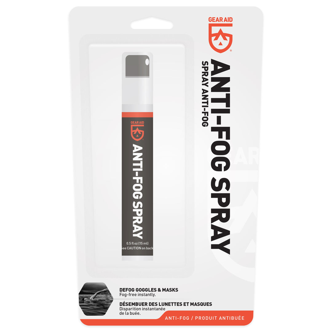 Gear Aid Anti-Fog Spray retail packaging
