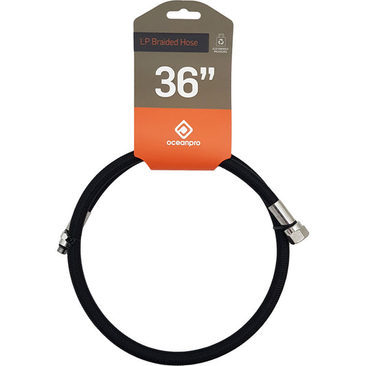 OceanPro LP Braided Hose - 30 Inch (Std Length Regulator Hose)