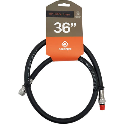 OceanPro HP Rubber Hose - 6 Inch