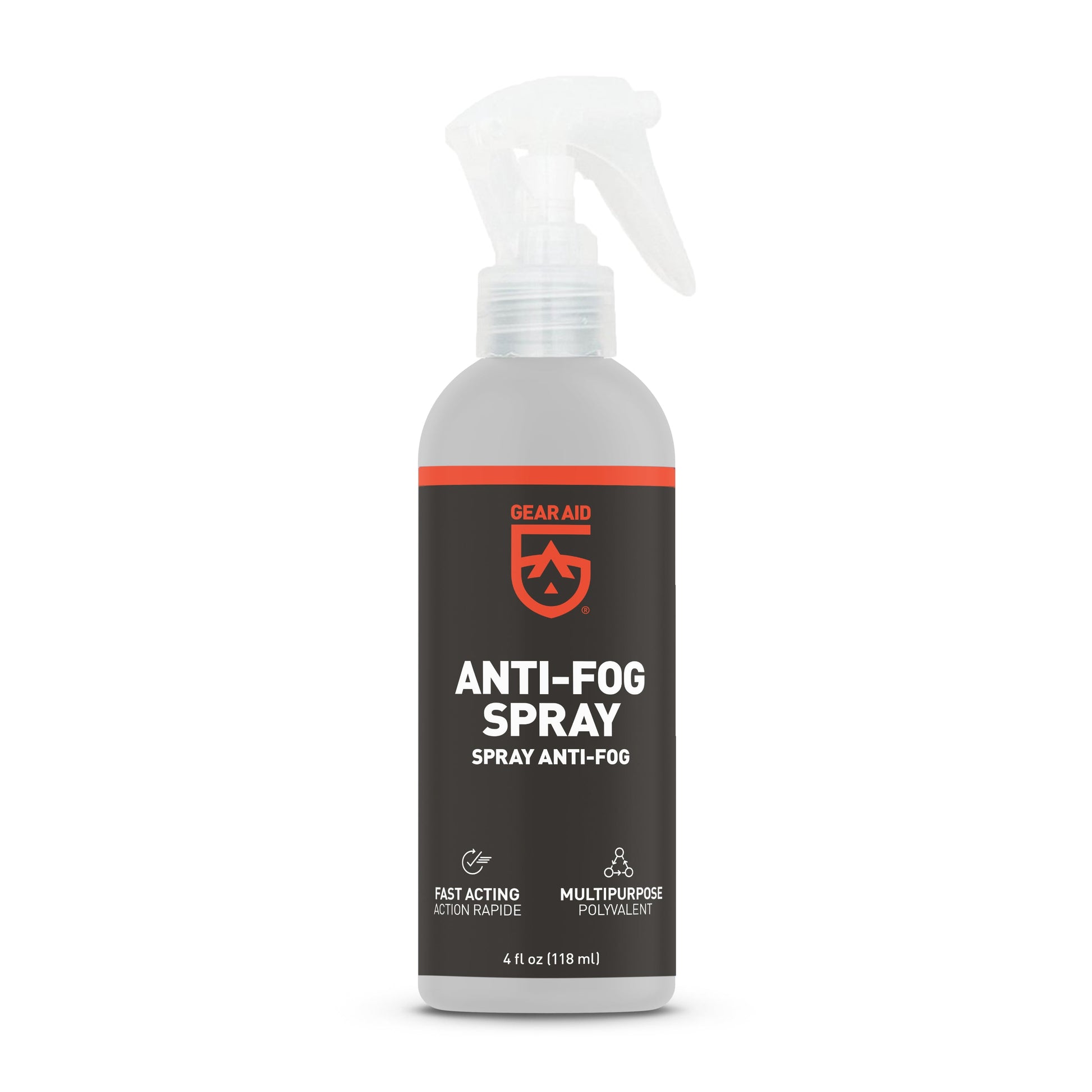 Gear Aid Anti-Fog Spray retail packaging