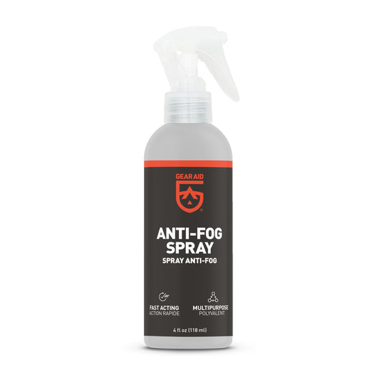Gear Aid Anti-Fog Spray retail packaging