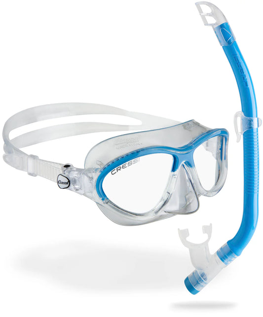 Cressi Moon Kids Snorkelling Set – Mask & Snorkel Combo