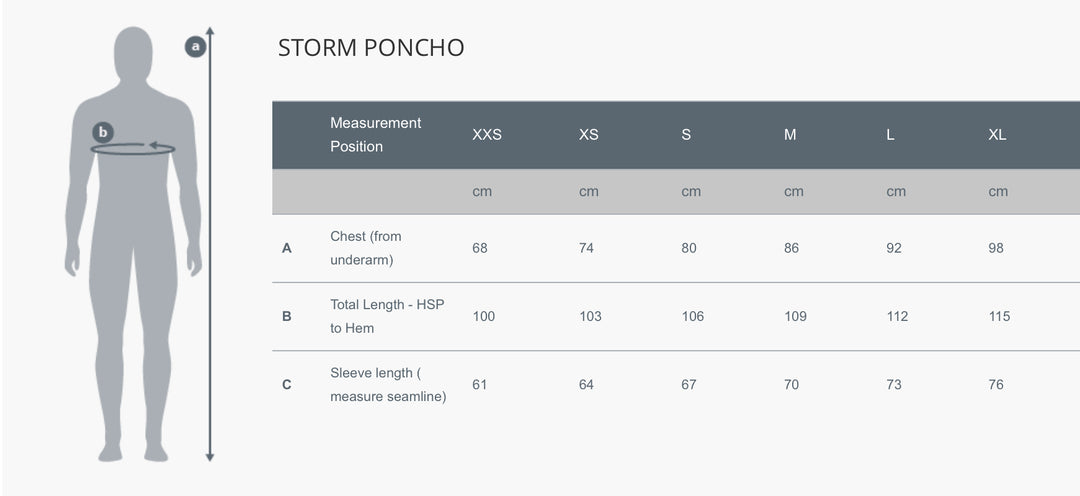 FOURTH ELEMENT STORM PONCHO