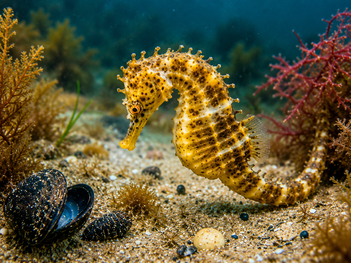 Seahorse underwater Melbourne