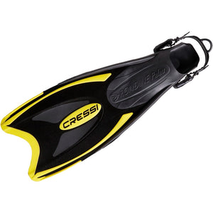Cressi Palau Snorkelling Fins – Adjustable Travel Open Heel Fins