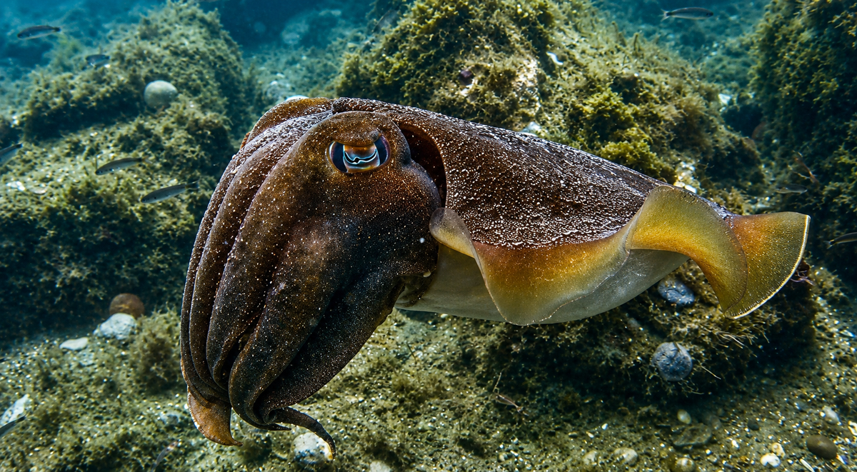 Octopus underwater