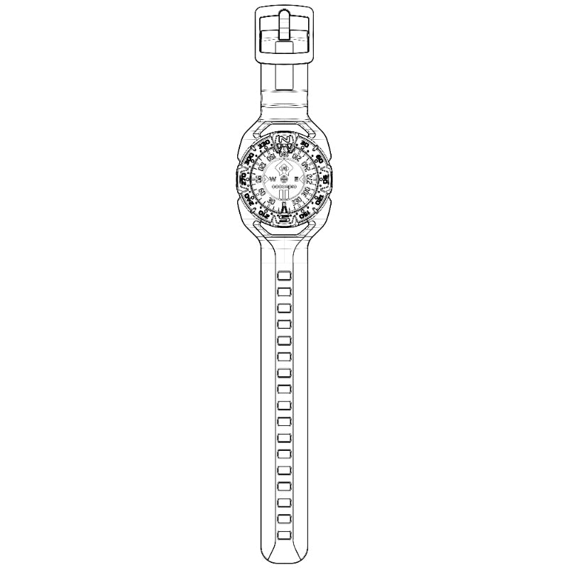 OceanPro Compass Wrist SH
