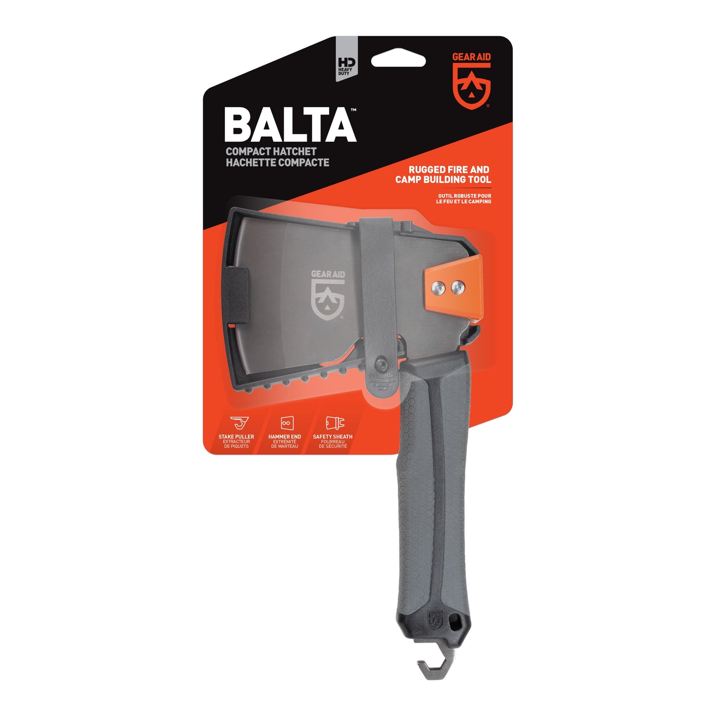 Gear Aid Balta Camp Hatchet retail packaging