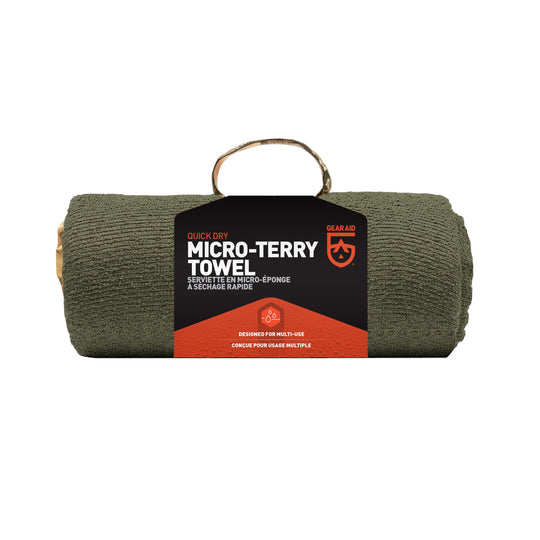 Gear Aid Micro-Terry Towel retail packaging