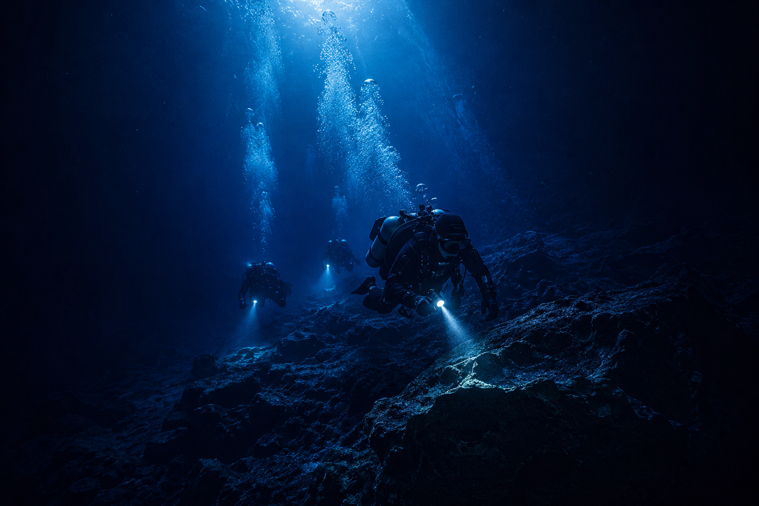 Technical diving training through Extreme Watersport