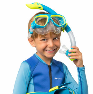 Cressi Rocks Kids Snorkelling Set – Mask, Snorkel & Fins Combo