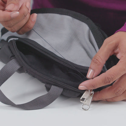 Gear Aid Zipper Repair Kit shown in use