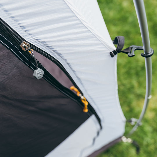 Gear Aid Zipper Pulls shown in use
