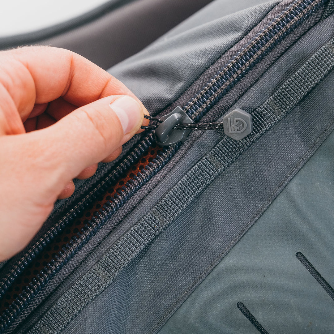 Gear Aid Zipper Pulls shown in use