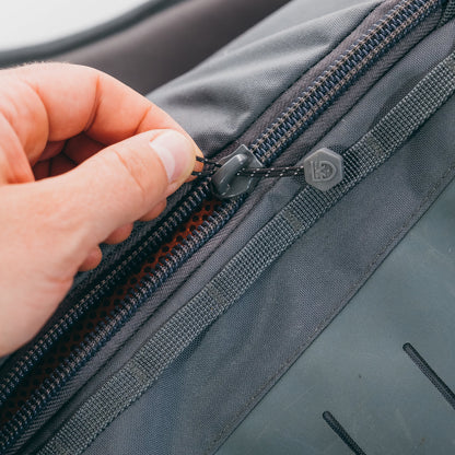 Gear Aid Zipper Pulls shown in use