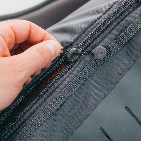 Gear Aid Zipper Pulls shown in use