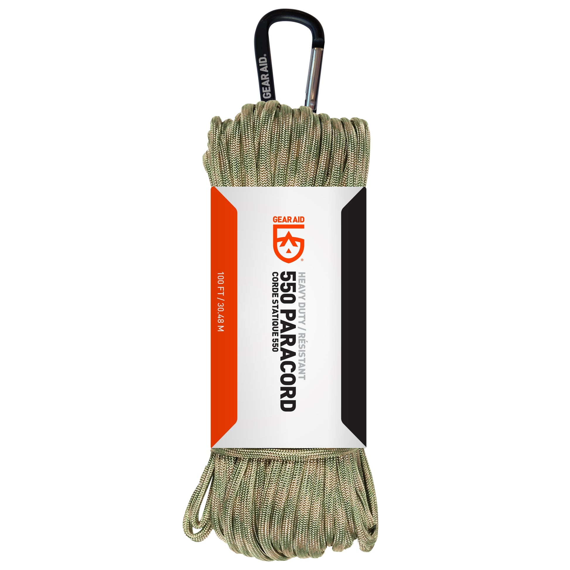 Gear Aid Heavy-Duty 550 Paracord retail packaging