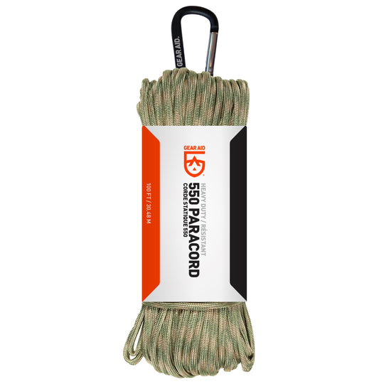 Gear Aid Heavy-Duty 550 Paracord retail packaging