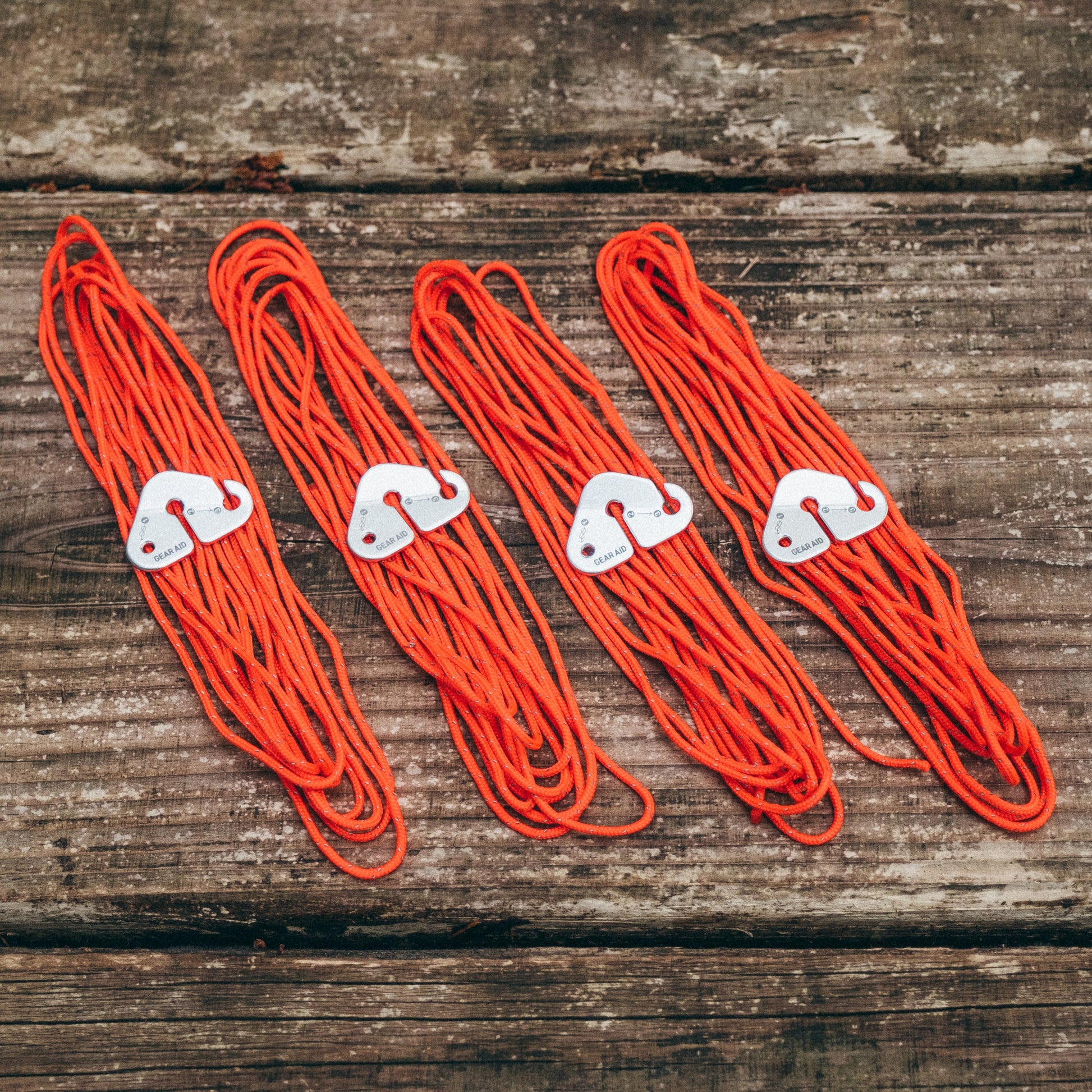 Gear Aid Reflective Guyline Kit shown in use