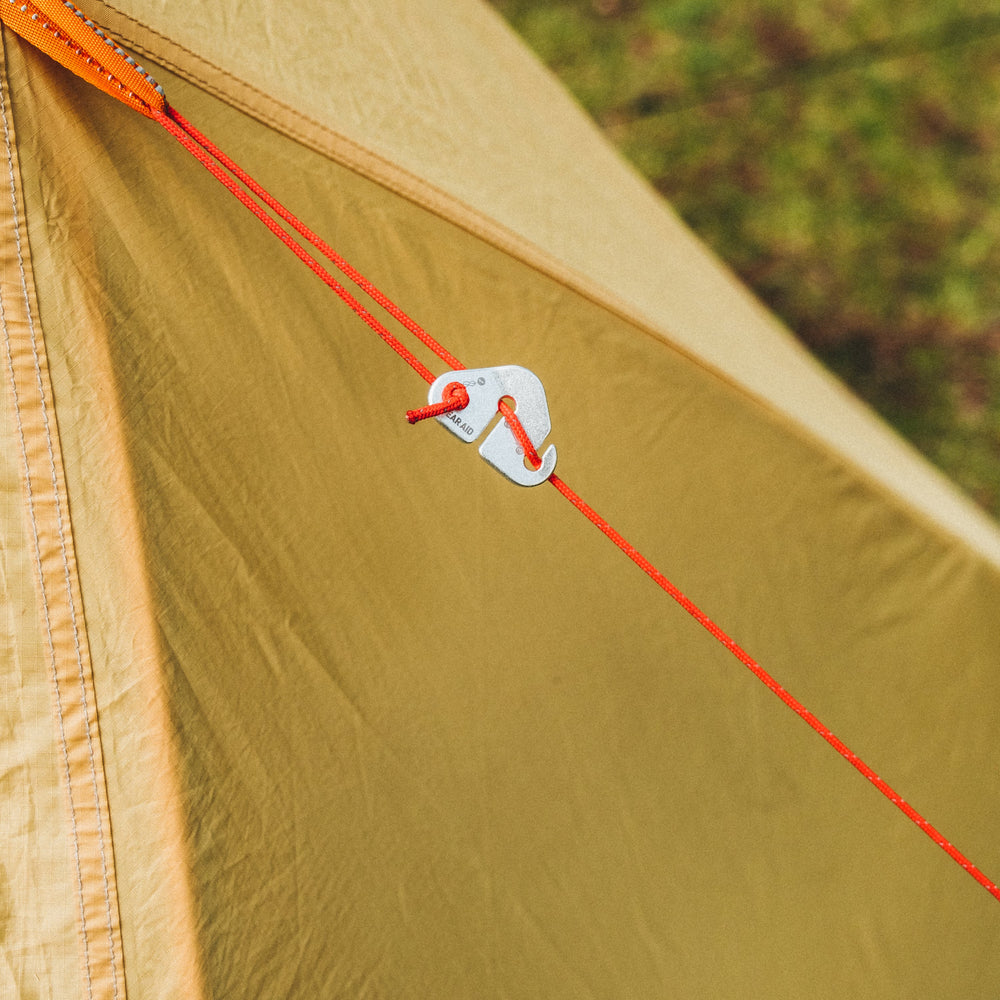Gear Aid Reflective Guyline Kit shown in use