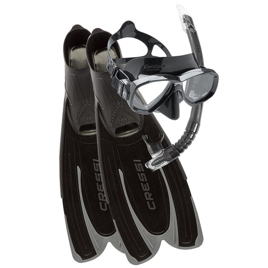 Cressi Agua Snorkelling Set – Mask, Snorkel & Fins