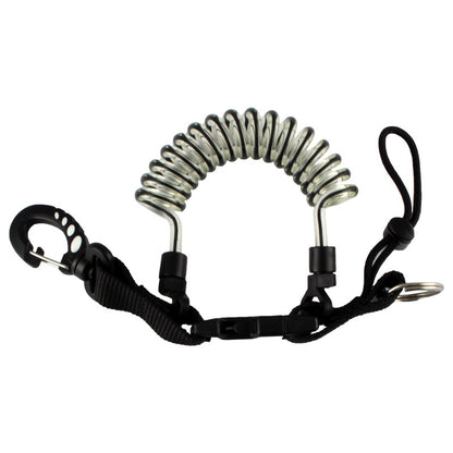 OceanPro Coiled Lanyard - Black